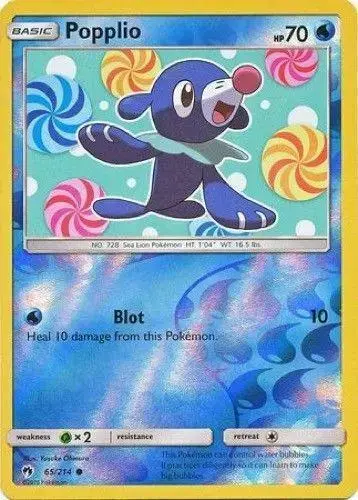 Popplio [Reverse Holo] - Pokemon Lost Thunder #65