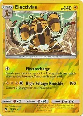 Electivire [Reverse Holo] - Pokemon Lost Thunder #72