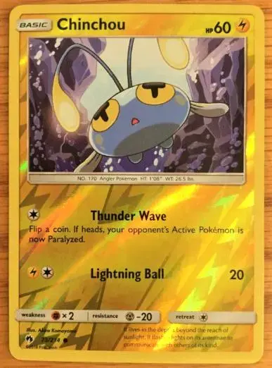 Chinchou [Reverse Holo] - Pokemon Lost Thunder #73
