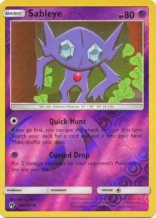 Sableye [Reverse Holo] - Pokemon Lost Thunder #96