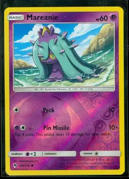Mareanie [Reverse Holo] - Pokemon Lost Thunder