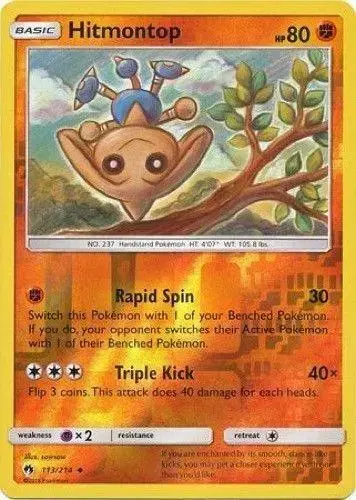 Hitmontop [Reverse Holo]