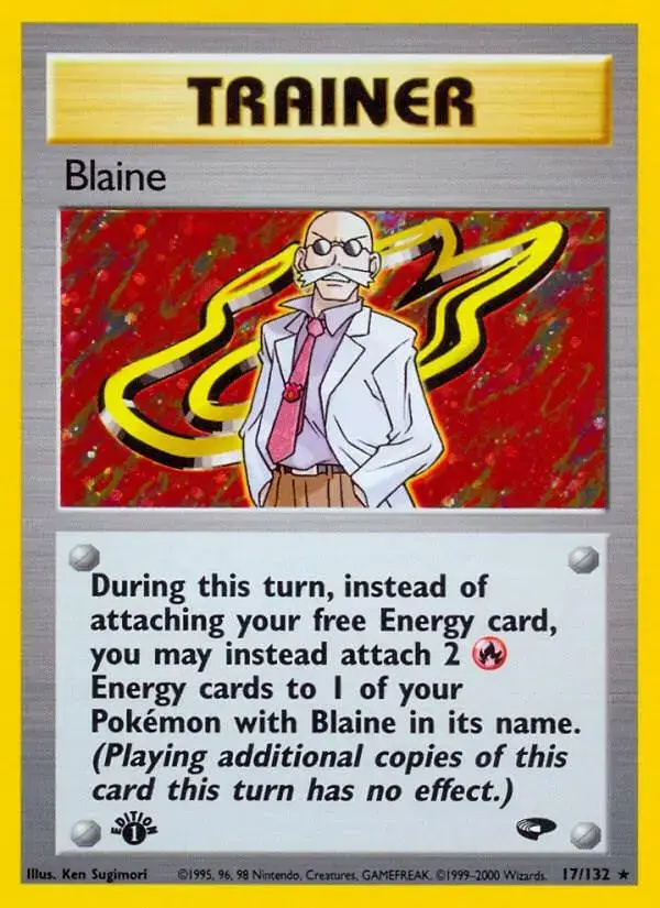 Blaine [1st Edition] - Pokemon Gym Challenge #17