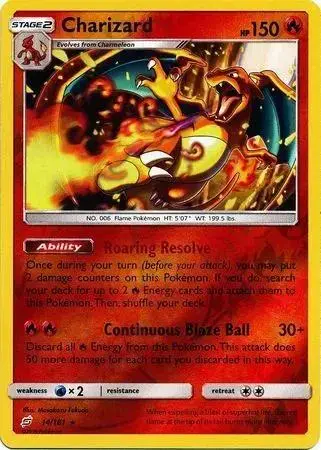 Charizard [Reverse Holo] - Pokemon Team Up #14