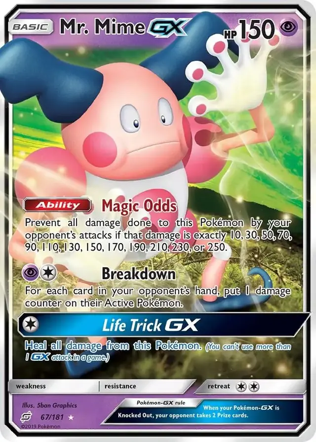 Mr. Mime GX - Pokemon Team Up #67