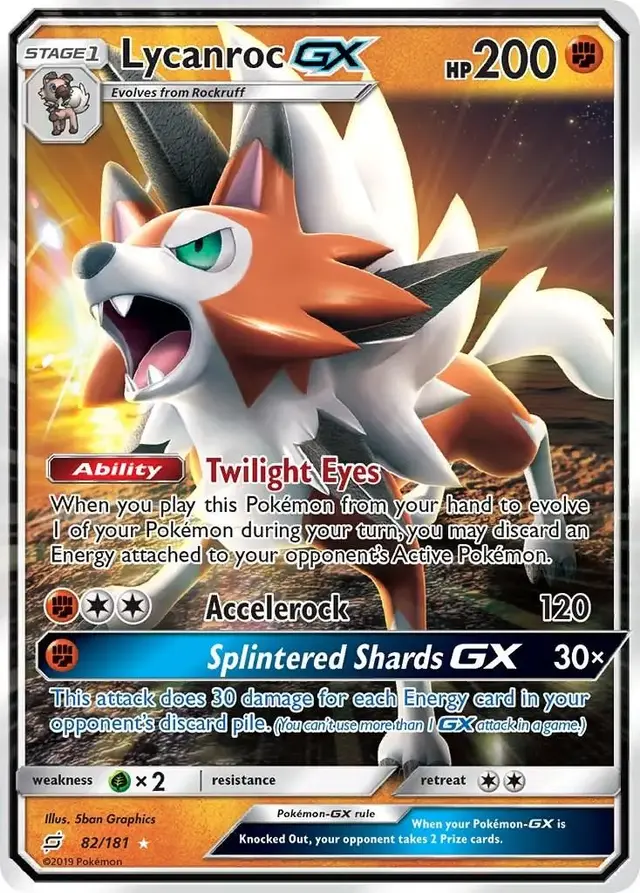 Lycanroc GX - Pokemon Team Up #82