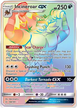 Incineroar GX 188 - Pokemon Team Up