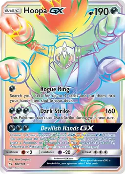 Hoopa GX 187 - Pokemon Team Up