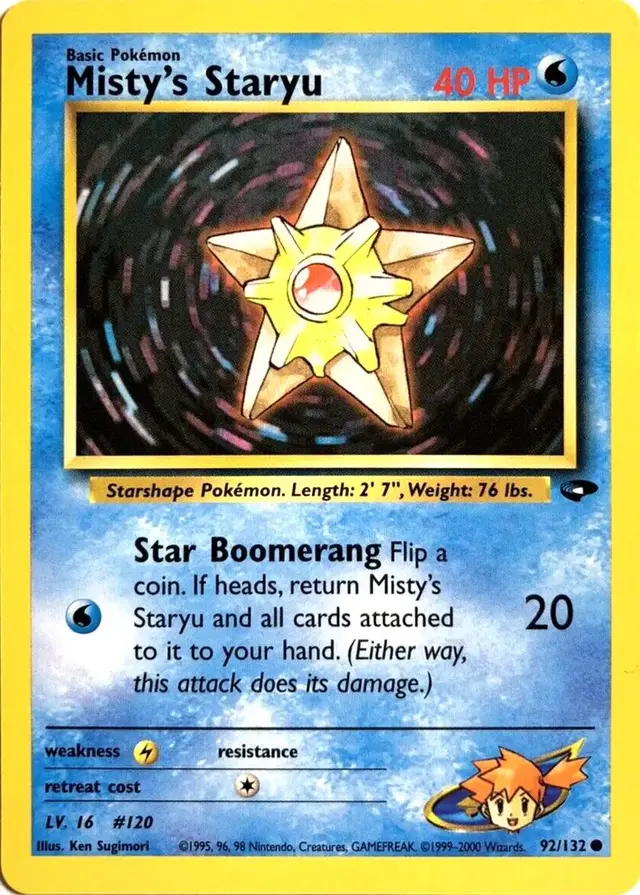 Misty's Staryu - Pokemon Gym Challenge #92