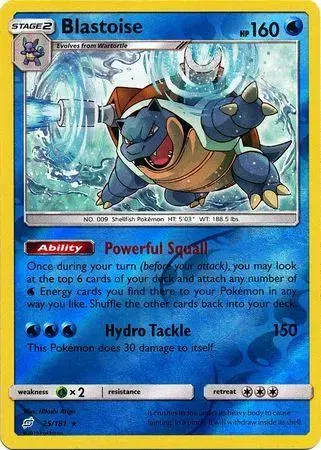 Blastoise [Reverse Holo] - Pokemon Team Up #25
