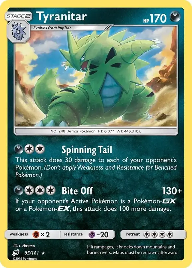 Tyranitar - Pokemon Team Up #85