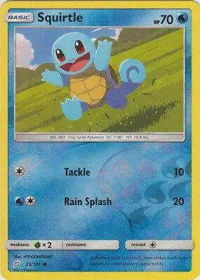 Squirtle [Reverse Holo] - Pokemon Team Up #23