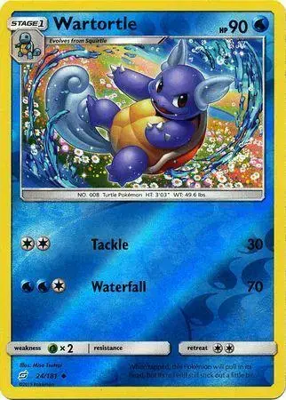 Wartortle [Reverse Holo] - Pokemon Team Up #24