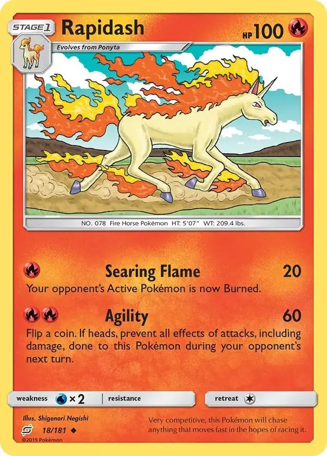 Rapidash - Pokemon Team Up #18