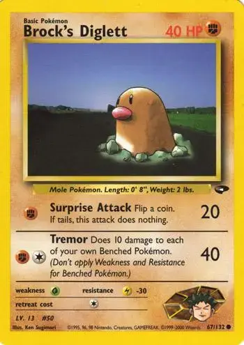 Brock's Diglett - Pokemon Gym Challenge #67