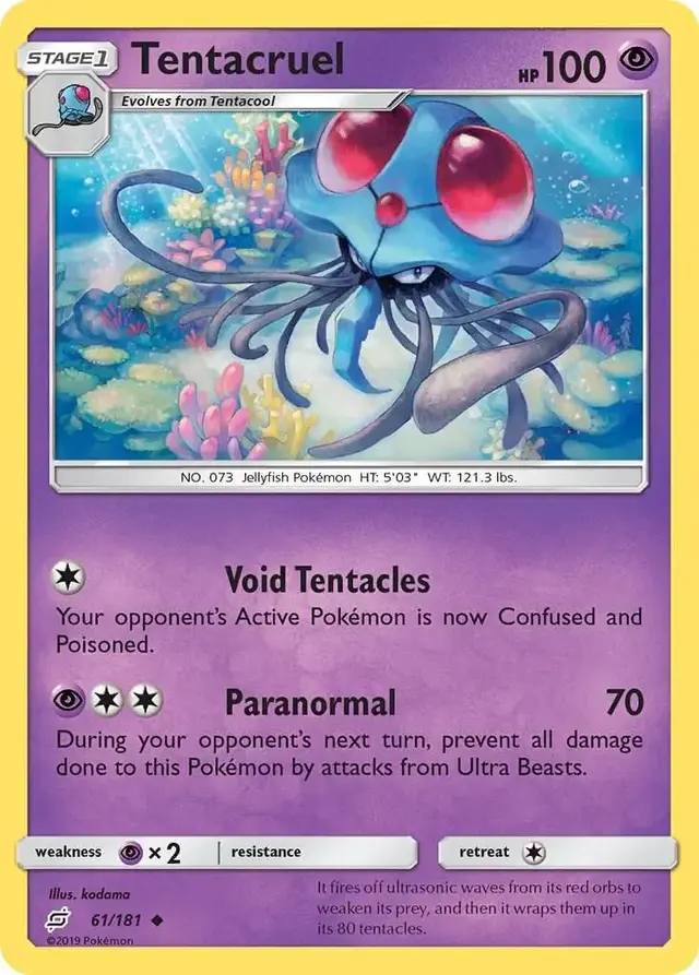 Tentacruel - Pokemon Team Up #61