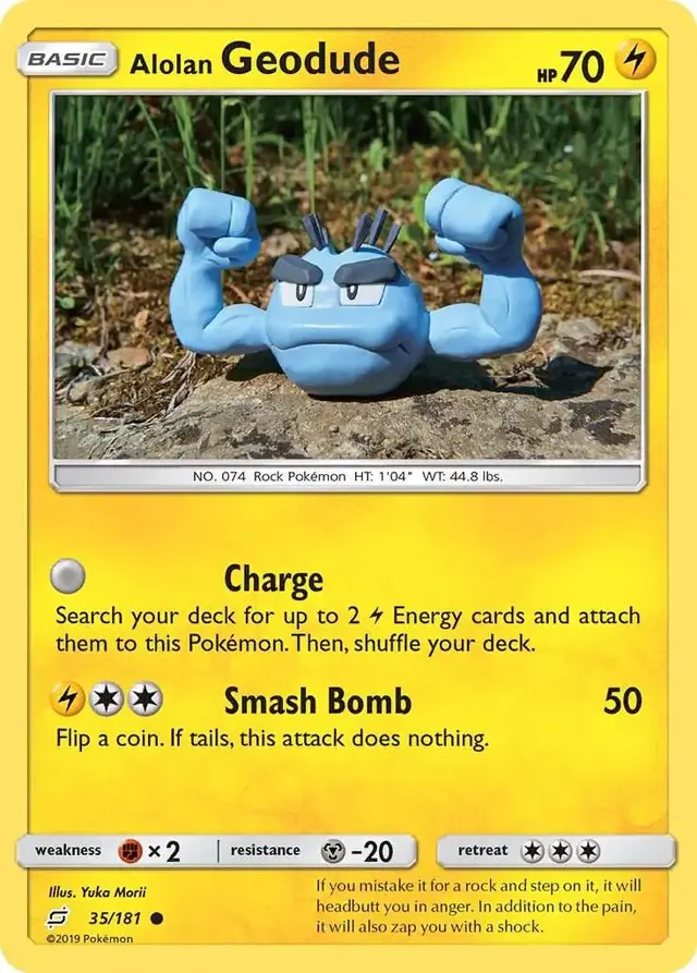 Alolan Geodude - Pokemon Team Up #35