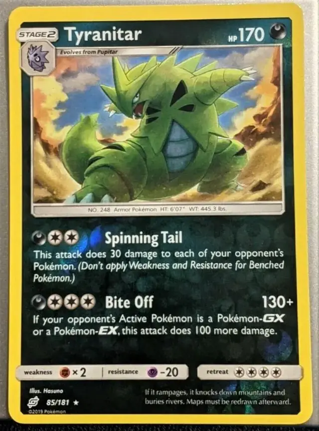Tyranitar [Reverse Holo] - Pokemon Team Up #85