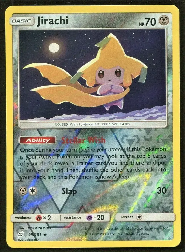 Jirachi [Reverse Holo] - Pokemon Team Up #99