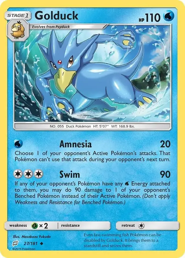 Golduck - Pokemon Team Up #27
