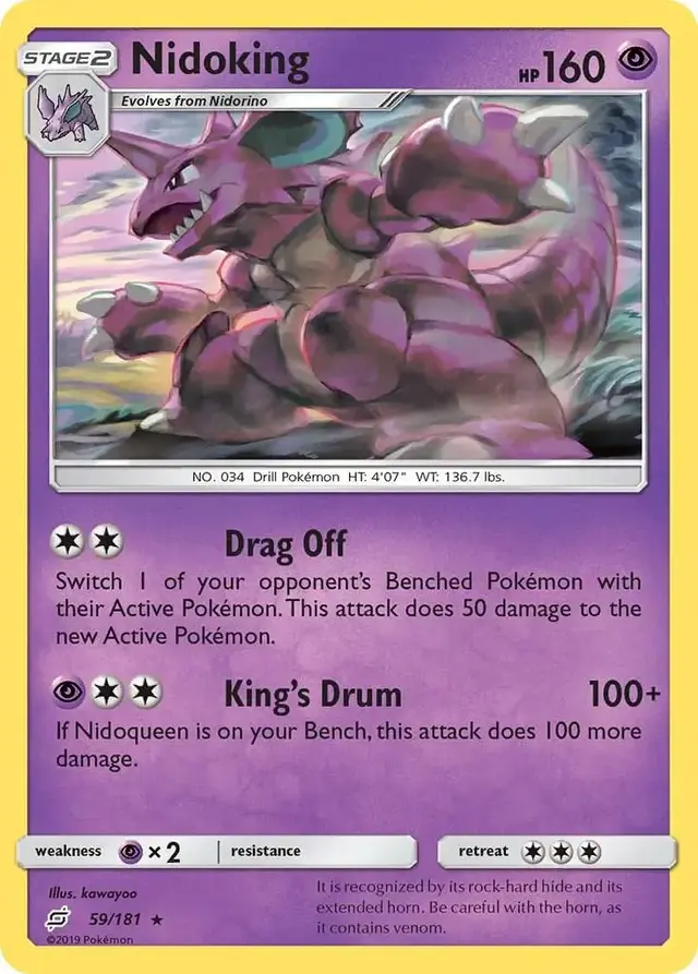 Nidoking - Pokemon Team Up #59