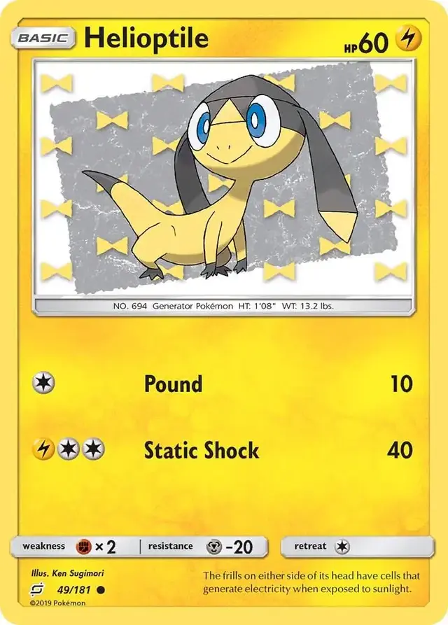 Helioptile - Pokemon Team Up #49