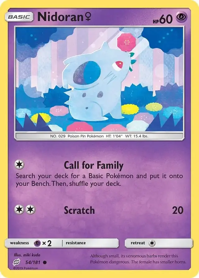 Nidoran - Pokemon Team Up #54