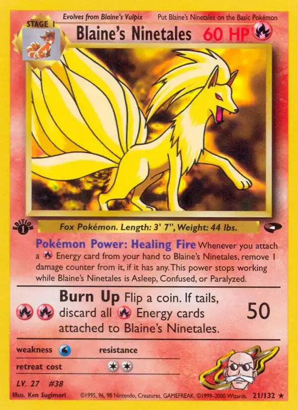 Blaine's Ninetales [1st Edition]