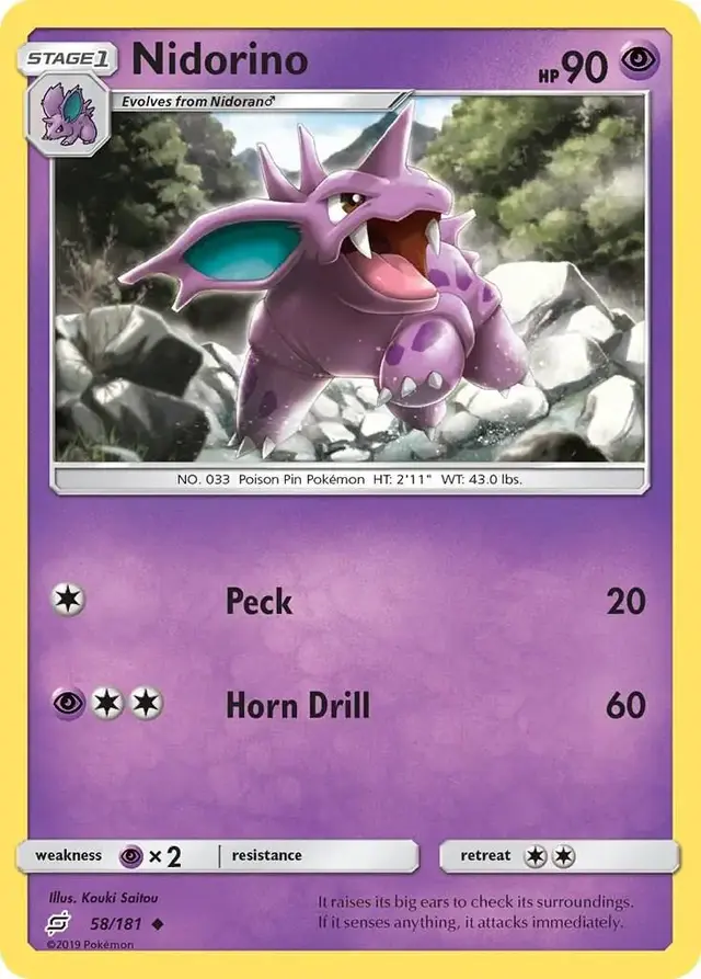 Nidorino - Pokemon Team Up #58