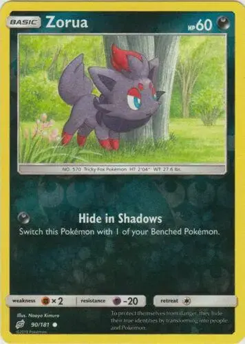 Zorua [Reverse Holo] - Pokemon Team Up #90