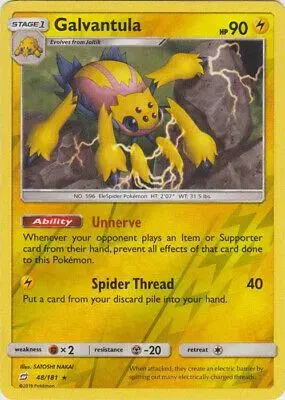 Galvantula [Reverse Holo] - Pokemon Team Up #48