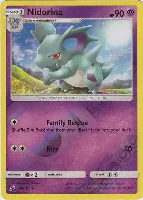 Nidorina [Reverse Holo] - Pokemon Team Up #55