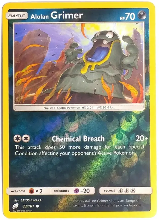 Alolan Grimer [Reverse Holo] - Pokemon Team Up #83