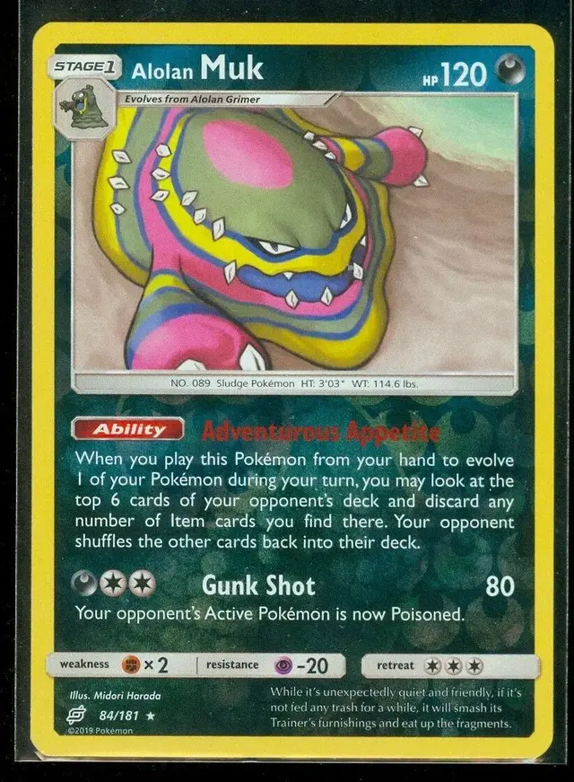 Alolan Muk [Reverse Holo] - Pokemon Team Up #84
