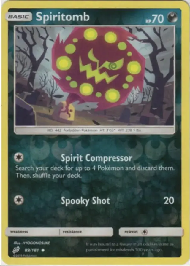 Spiritomb [Reverse Holo] - Pokemon Team Up #89