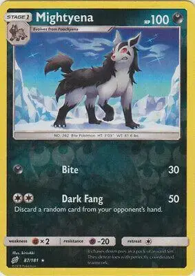 Mightyena [Reverse Holo] - Pokemon Team Up #87