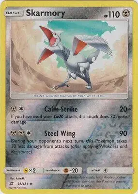 Skarmory [Reverse Holo] - Pokemon Team Up #98