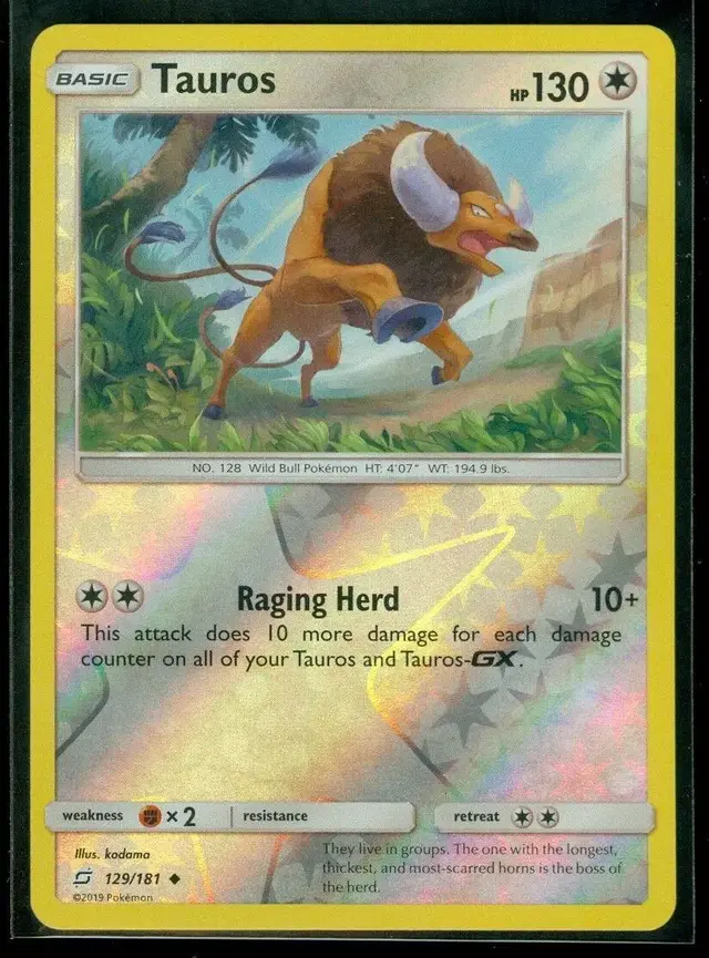 Tauros [Reverse Holo]