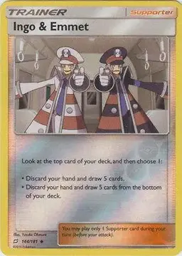Ingo & Emmet [Reverse Holo] - Pokemon Team Up