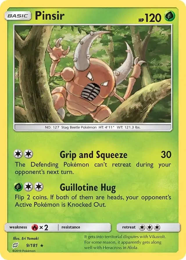 Pinsir - Pokemon Team Up #9