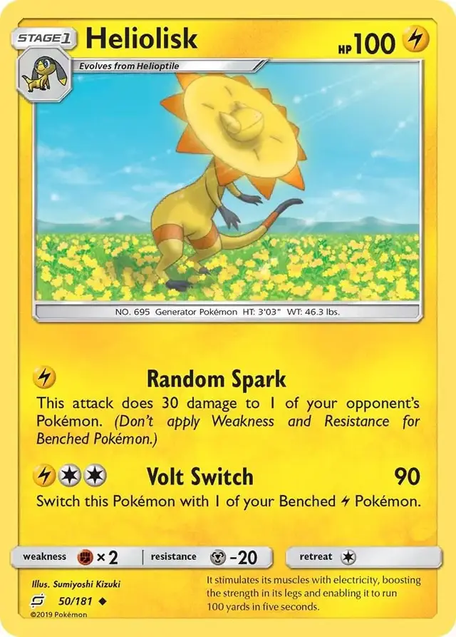 Heliolisk - Pokemon Team Up #50