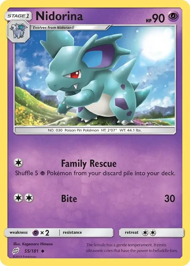 Nidorina - Pokemon Team Up #55