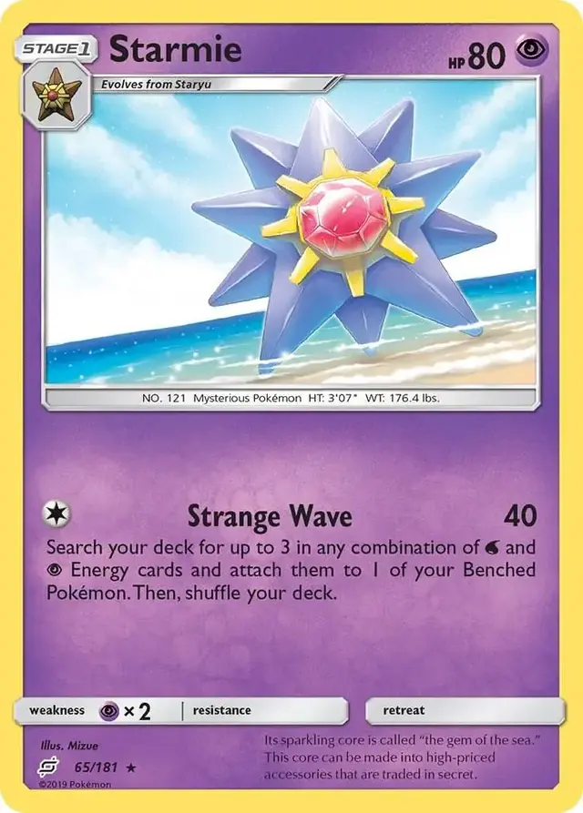 Starmie - Pokemon Team Up #65