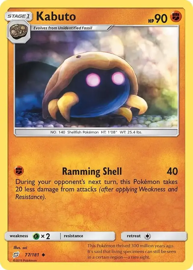 Kabuto - Pokemon Team Up #77