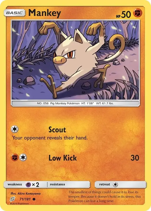 Mankey - Pokemon Team Up #71