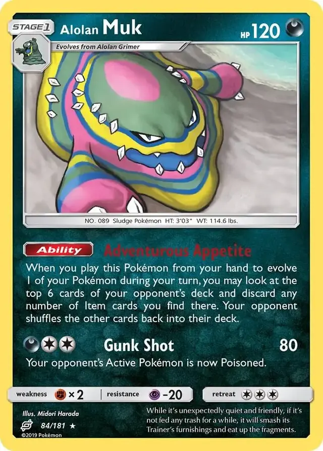 Alolan Muk - Pokemon Team Up #84
