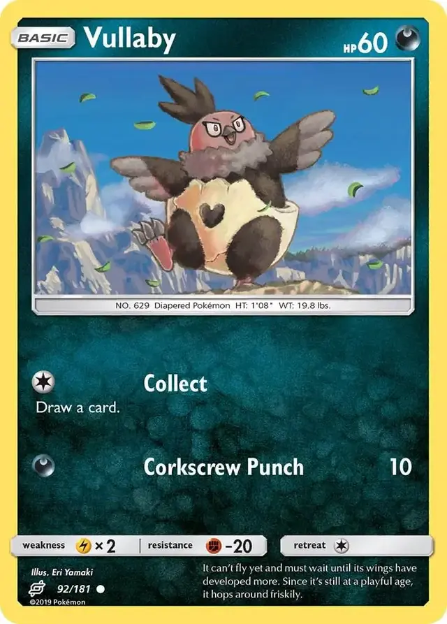 Vullaby - Pokemon Team Up #92