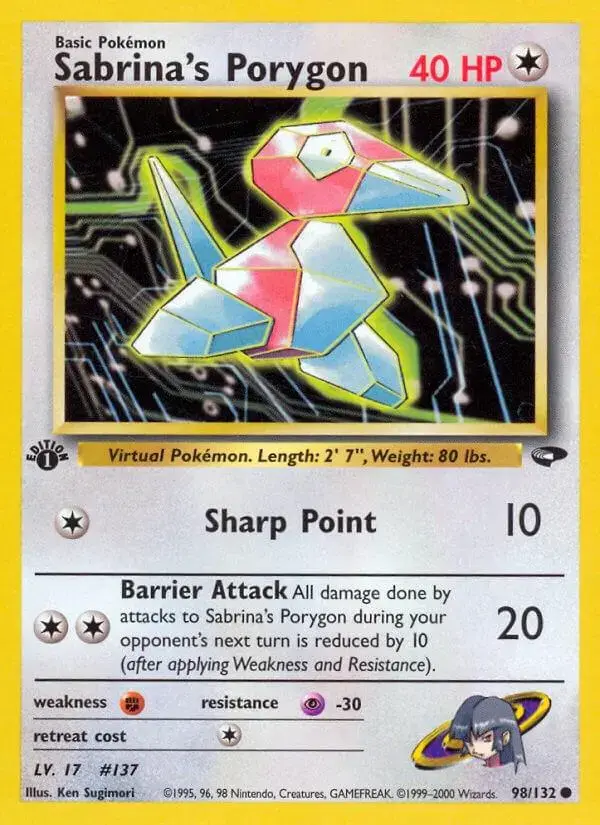 Sabrina's Porygon [1st Edition]