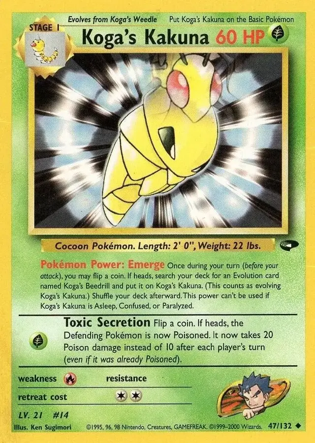 Koga's Kakuna - Pokemon Gym Challenge #47