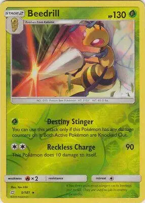 Beedrill [Reverse Holo] - Pokemon Team Up #5
